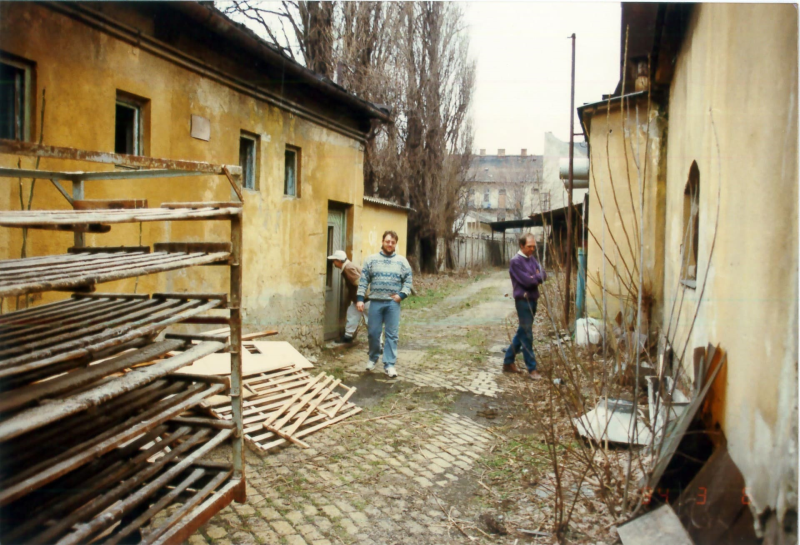 A Petneházy utcai pékség, az első bejárás (1994. január)