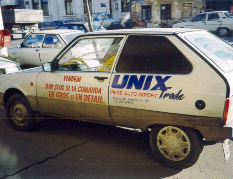 UNIX Románia - kiszállító autó - Oltcit