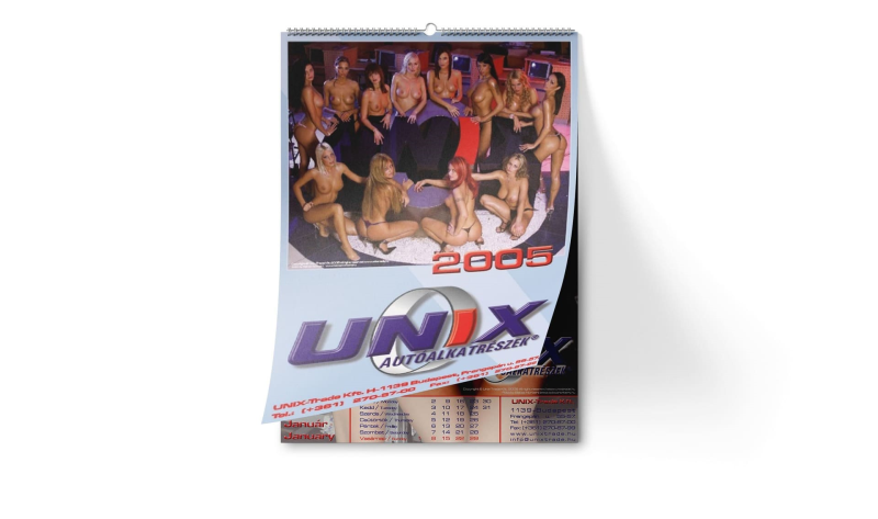 Az első UNIX naptár (2005.)