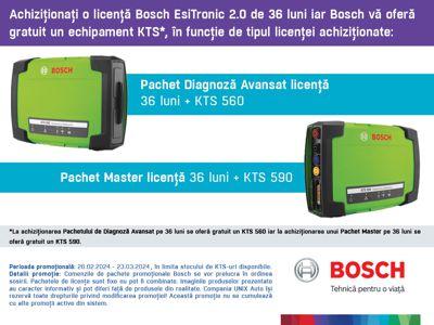 Promotia licentelor Bosch EsiTronic!