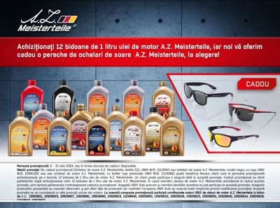 Promotia uleiului de motor AZ Meisterteile la bidon 1L