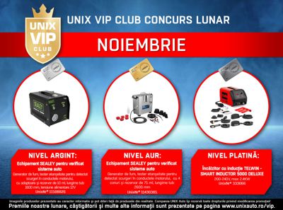 UNIX VIP Club concursul lunii noiembrie