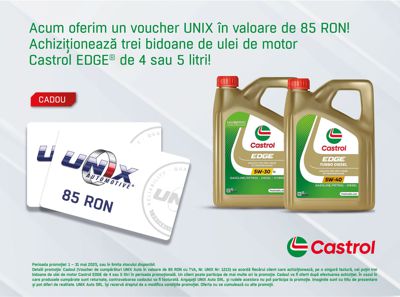 Promotia CASTROL EDGE
