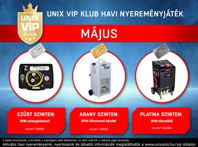 VIP Nyereményjáték május
