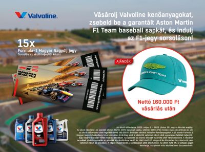 Valvoline kenőanyag akció