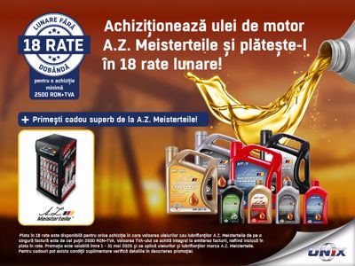 Achizitioneaza ulei de motor A.Z. Meisterteile si plateste-l