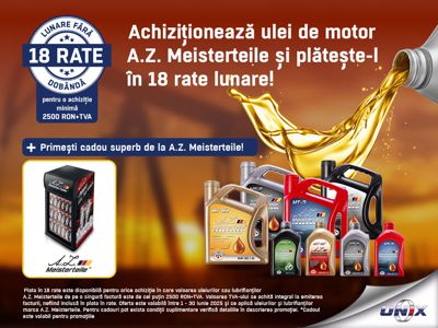 Achizitioneaza ulei de motor A.Z. Meisterteile si plateste-l