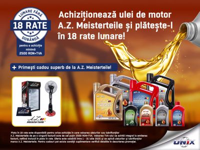 Achizitioneaza ulei de motor A.Z. Meisterteile si plateste-l