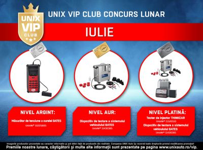 UNIX VIP Club concursul lunii iulie