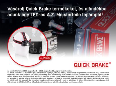 QUICK BRAKE akció