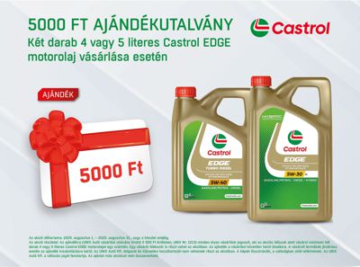 Castrol EDGE motorolaj akció