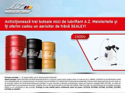 Promotia lubrifiantilor A.Z. Meisterteile, la butoi mic!