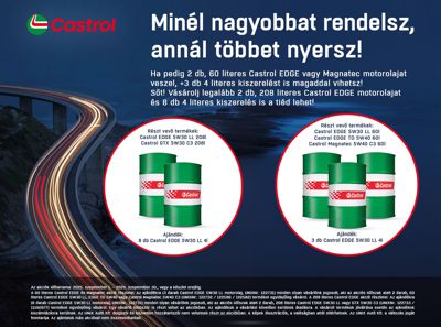 CASTROL kis hordós akció
