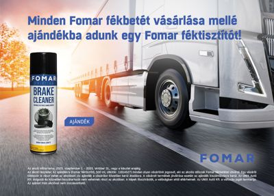 FOMAR fékbetét akció