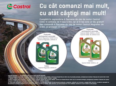 Promotia CASTROL Magnatec ambalaje mici