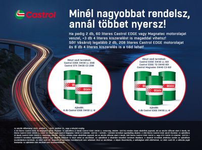 CASTROL kis hordós akció