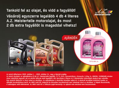A.Z. Meisterteile 4 literes motorolaj akció