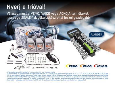 VEMO, VAICO, ACKOJA akció