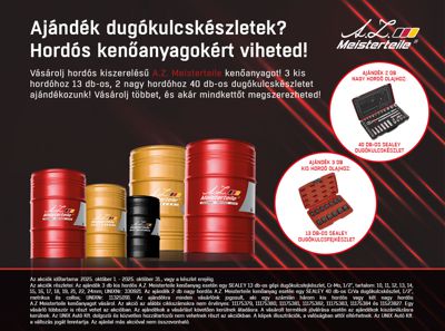 A.Z. Meisterteile kis hordós kenőanyag akció
