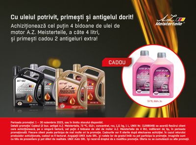 Cu uleiul potrivit, primesti si antigelul dorit!