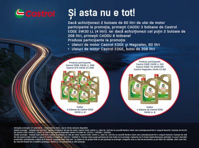 Promotia Castrol 208 litri