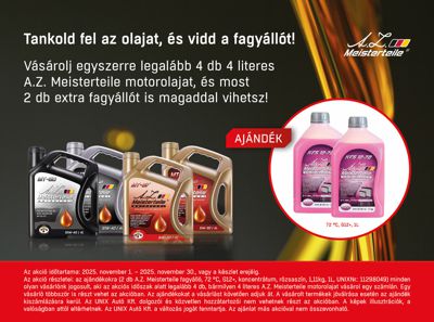 A.Z. Meisterteile 4 literes motorolaj akció
