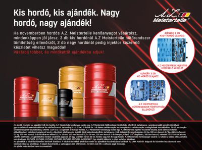 A.Z. Meisterteile kis hordós kenőanyag akció