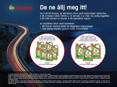 CASTROL kis hordós akció