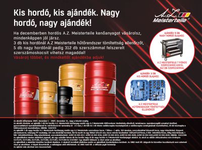 A.Z. Meisterteile kis hordós kenőanyag akció