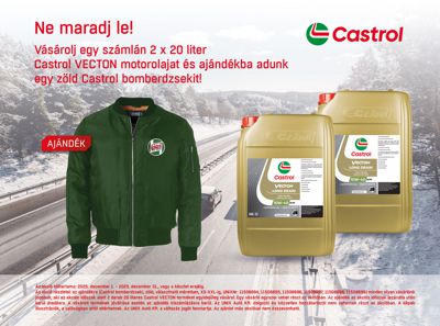 CASTROL tehergépjármű motorolaj akció