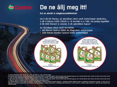 CASTROL kis hordós akció