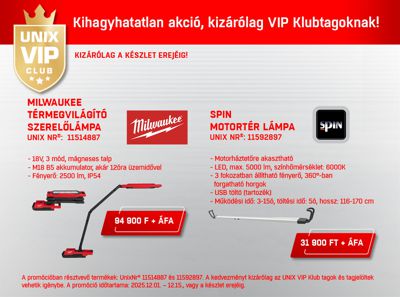 Szerelőlámpa akció