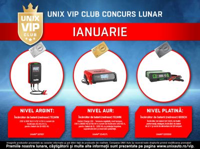 UNIX VIP Club concursul lunii ianuarie