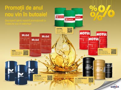 Promotie lubrifianti in butoaie