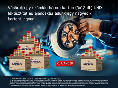 UNIX féktisztító 3+1 akció