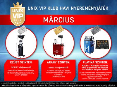 VIP Nyereményjáték március