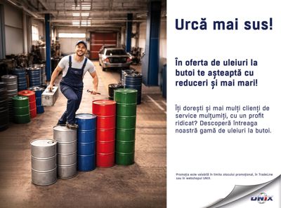 Promotie lubrifianti in butoaie