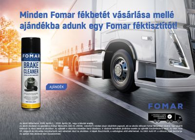 FOMAR fékbetét akció