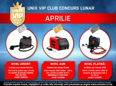 UNIX VIP Club concursul lunii aprilie