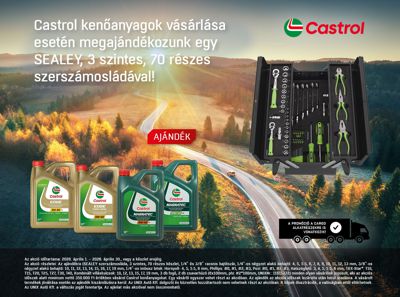CASTROL kenőanyag akció