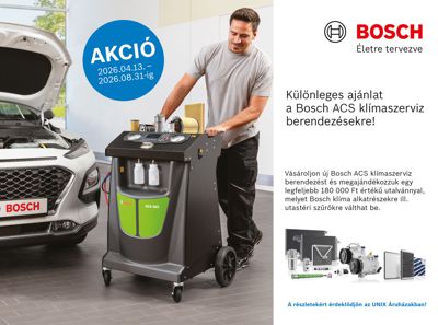 Bosch ACS klímaszerviz berendezés akció