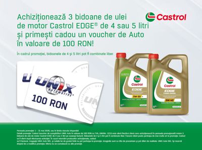 Promotia CASTROL EDGE