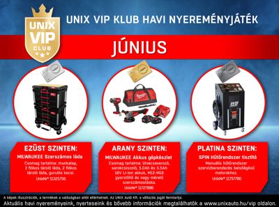 VIP Nyereményjáték június