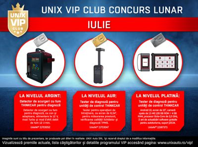 UNIX VIP Club concursul lunii iulie
