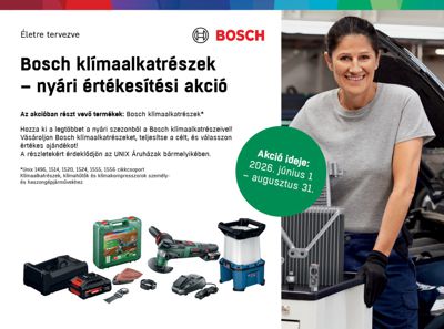 Bosch klímaalkatrész akció