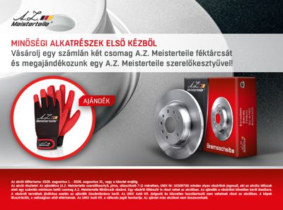 A.Z. Meisterteile féktárcsa akció