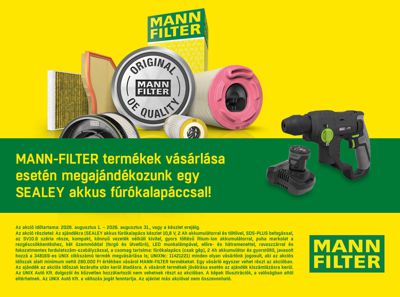 MANN-FILTER akció
