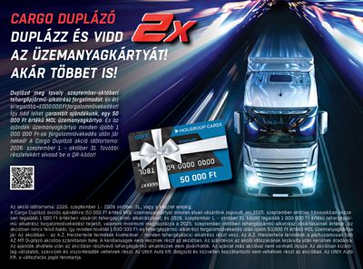 Cargo Duplázó akció