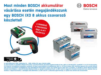 Bosch akkumulátor akció