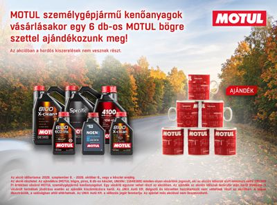 MOTUL szgk. kenőanyag akció